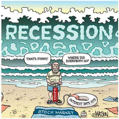 La palabra recesión como tabú