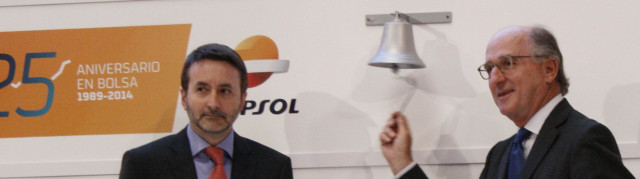 Brufau conmemora los 25 años de Repsol en bolsa