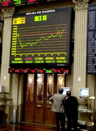 El Ibex se desinfla por datos negativos de EEUU