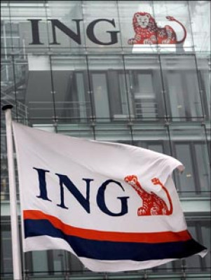 ING anuncia pérdidas de mil millones euros en 2008 y recortará 7.000 empleos
