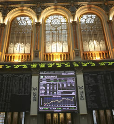 Pantalla Bolsa de Madrid - 