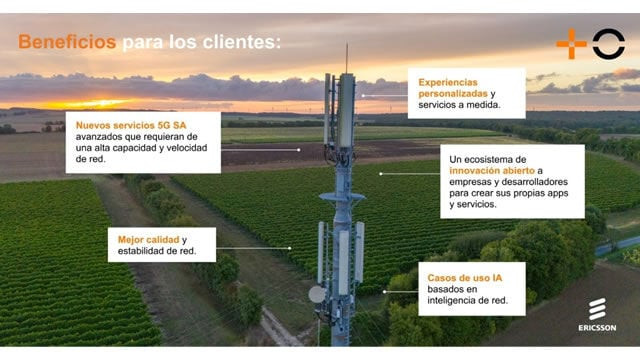MasOrange alcanza un acuerdo estratégico con Ericsson para impulsar nuevos servicios 5G en beneficio de sus clientes