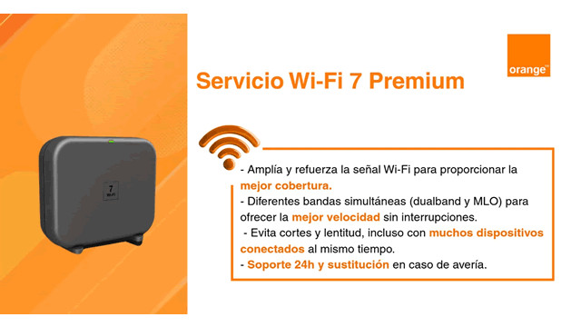 Orange se sitúa de nuevo a la vanguardia de la conectividad con el nuevo Servicio Wi-Fi 7 Premium