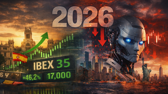 Del rally del Ibex 35 al miedo en la IA: ¿será 2026 el año que sacuda las bolsas?