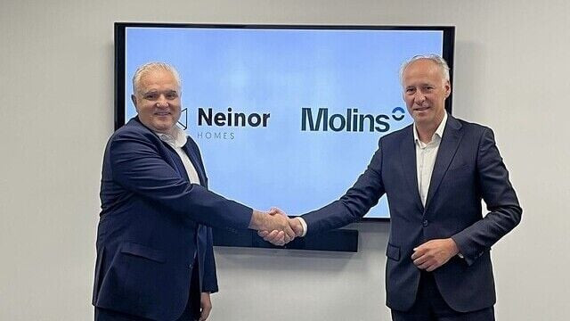 Neinor Homes y Molins firman un acuerdo de colaboración para avanzar en la descarbonización del sector residencial
