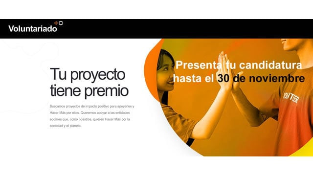 Se abre la convocatoria de los ‘XIV Premios Voluntariado +O’ bajo el lema “Hacer más”, para apoyar la labor de las entidades sociales