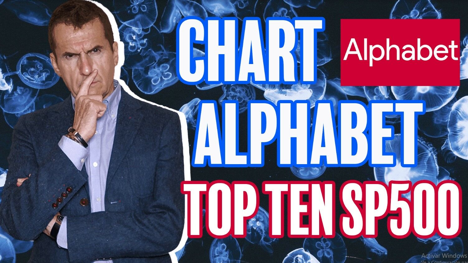 Top Ten SP500 | Live #sp500 | Chart de Alphabet con resistencia en 150$ por acción