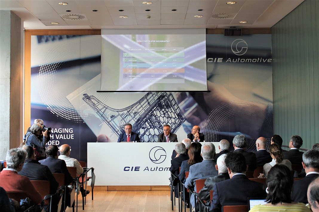 CIE Automotive abonará su dividendo el 7 de enero