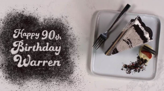 Feliz 90 cumpleaños Mr. Buffet