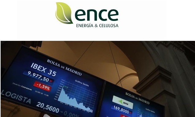 El mes de Ence en Bolsa: reparte su último dividendo fuera del Ibex 35