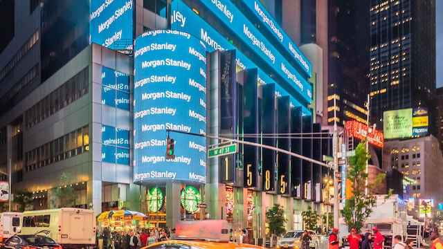 Morgan Stanley dispara sus beneficios un 29%; los ingresos aumentan un 16%