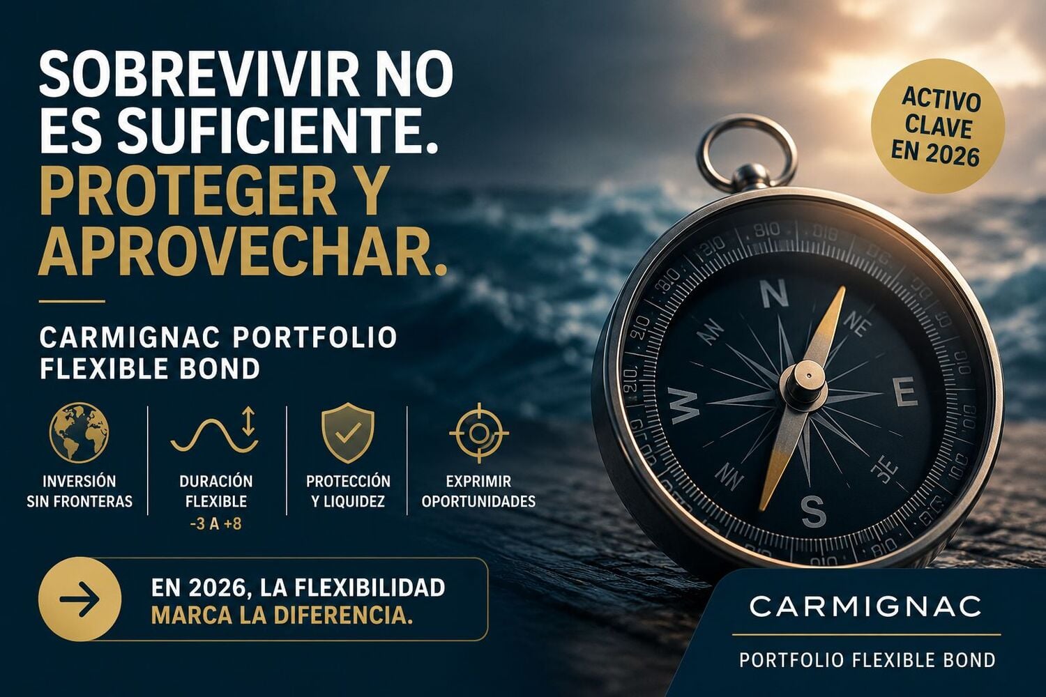Sobrevivir no es suficiente. Por qué el Carmignac Portfolio Flexible Bond es un activo clave en 2026