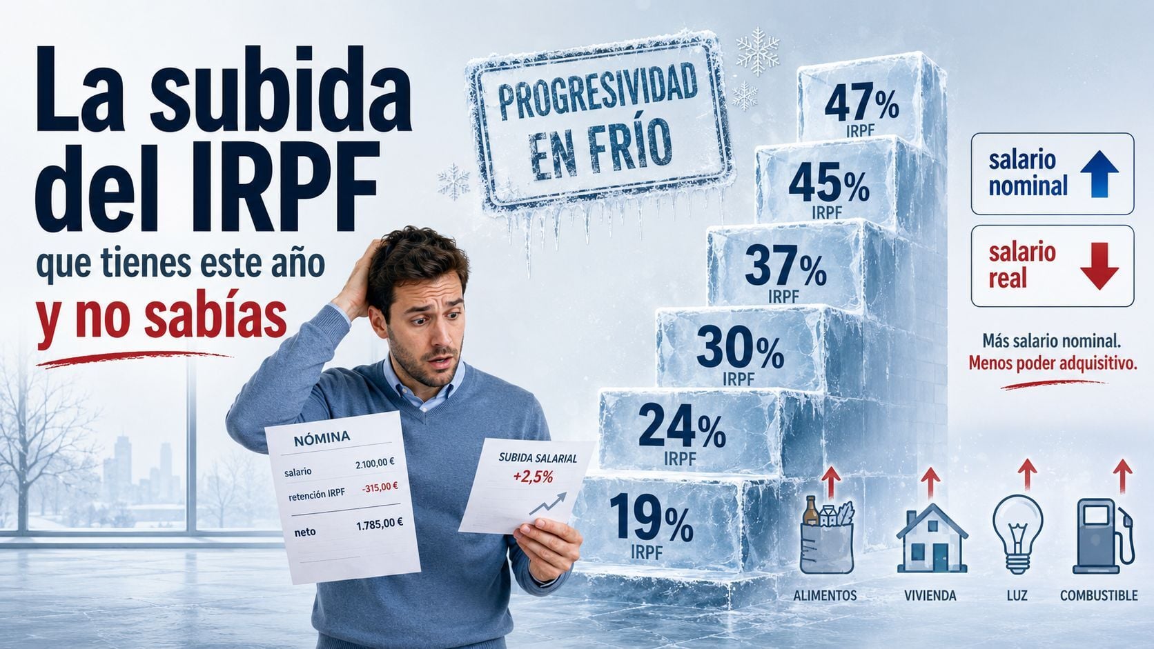 La subida del IRPF que tienes este año y no sabías