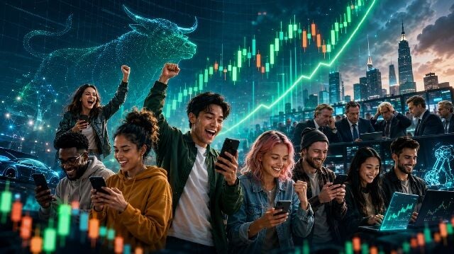 Los inversores particulares son los que están manejando el mercado en este momento