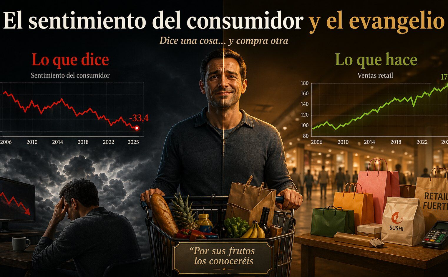 El sentimiento del consumidor y el evangelio