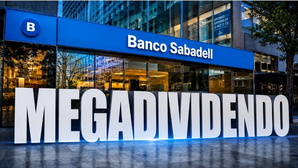 Sabadell resiste: cae en Bolsa un 2% adicional a su descuento del dividendo histórico