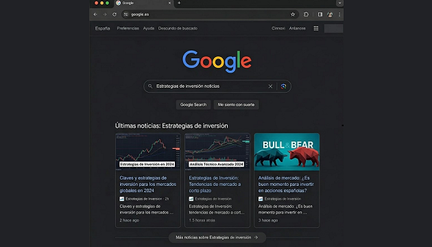 Sigue a Estrategias de Inversión en Google