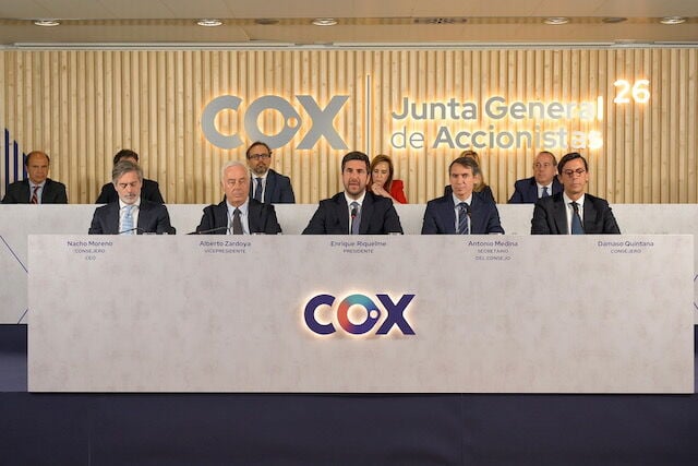 Cox aprueba todos los puntos del orden del día en su Junta General de Accionistas 2026