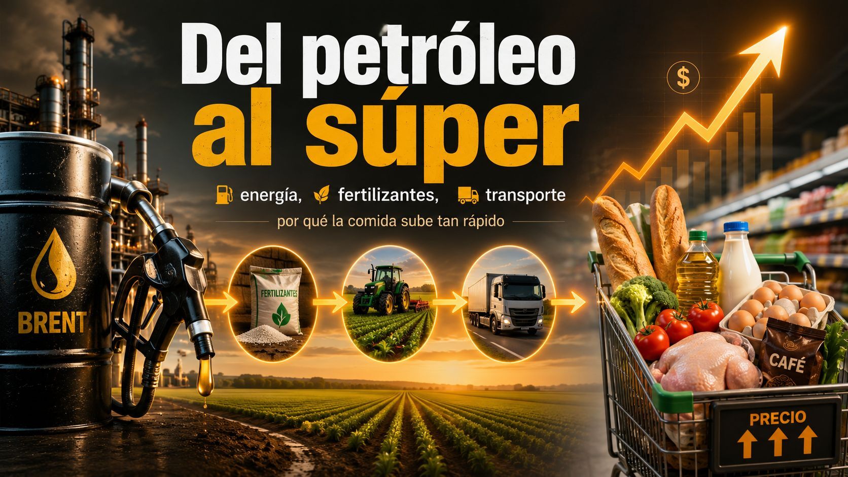 ¿Por qué el petróleo acaba dentro de la comida tan rápido?