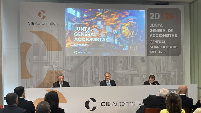 CIE Automotive gana 96,3 millones de euros en el primer trimestre del año