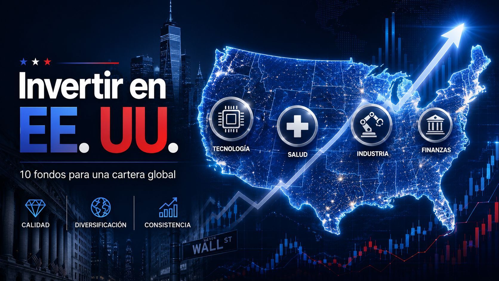 Los mejores fondos para invertir en Estados Unidos en 2026