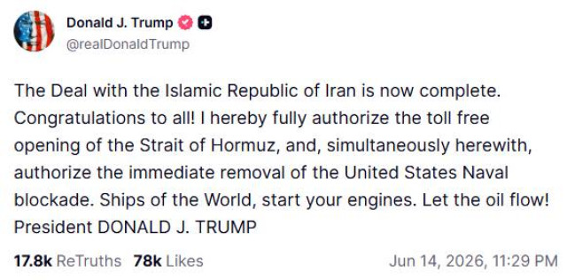 Irán y EEUU alcanzan un acuerdo para detener la guerra y reabrir el estrecho de Ormuz